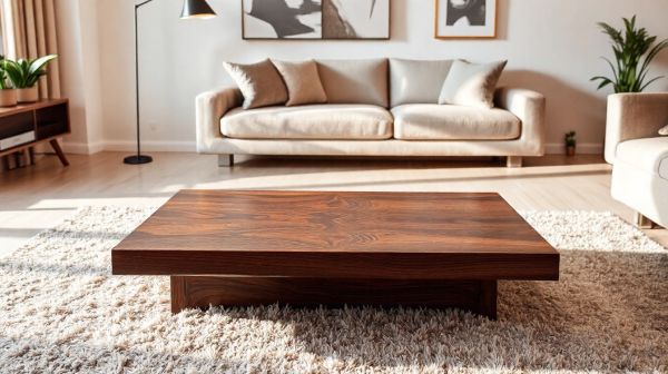 Les meilleures tables basses en bois pour salons modernes